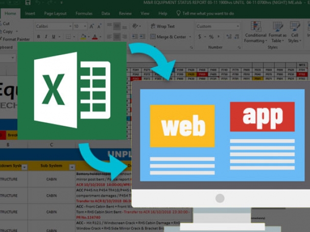Excel To Web App